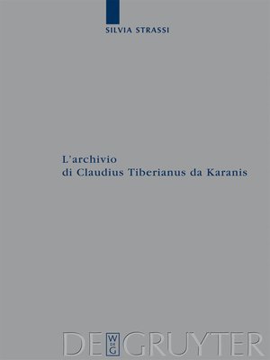 cover image of L'archivio di Claudius Tiberianus da Karanis